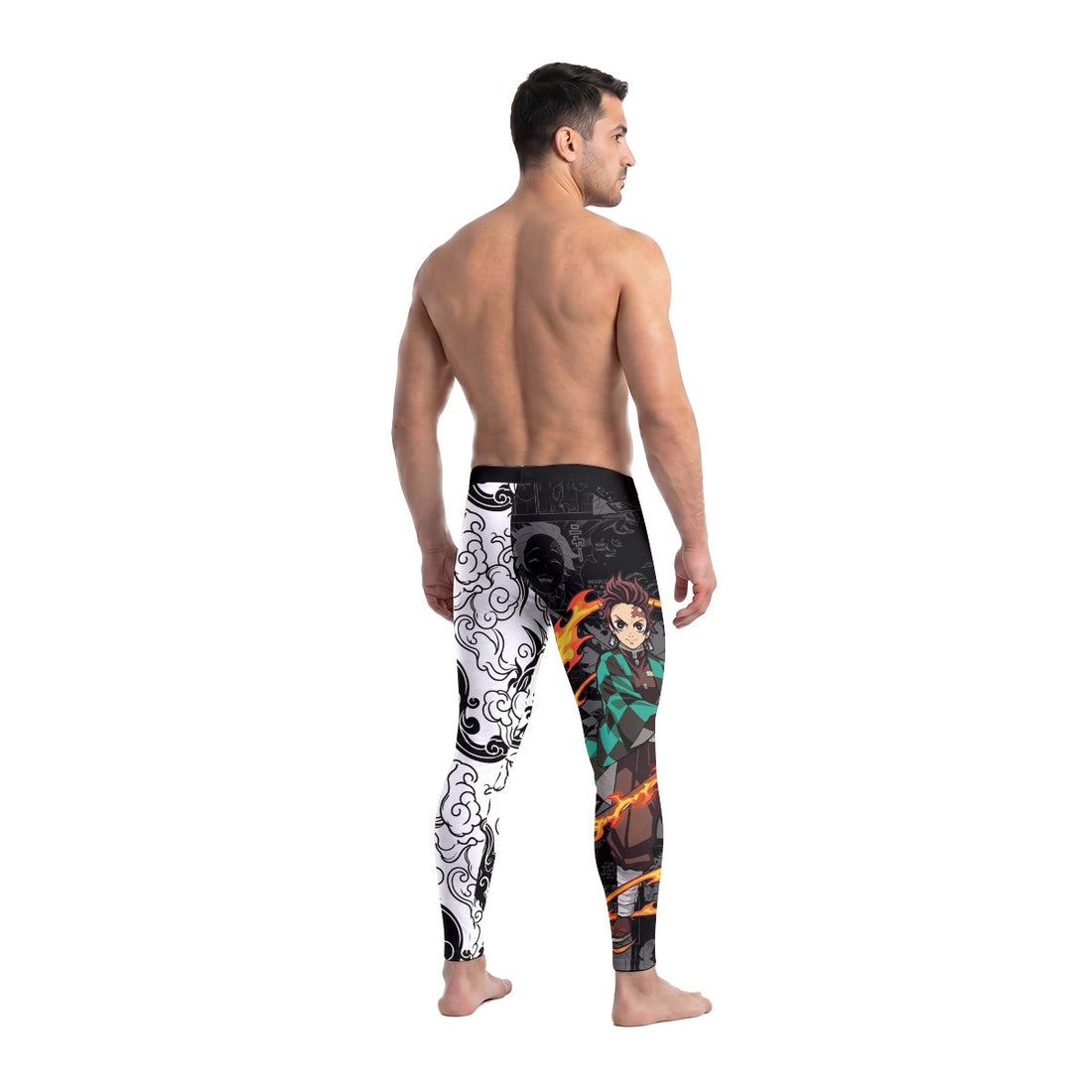  Demon Slayer Tanjiro Men's Compression Leggings