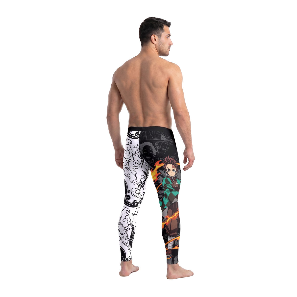  Demon Slayer Tanjiro Men's Compression Leggings