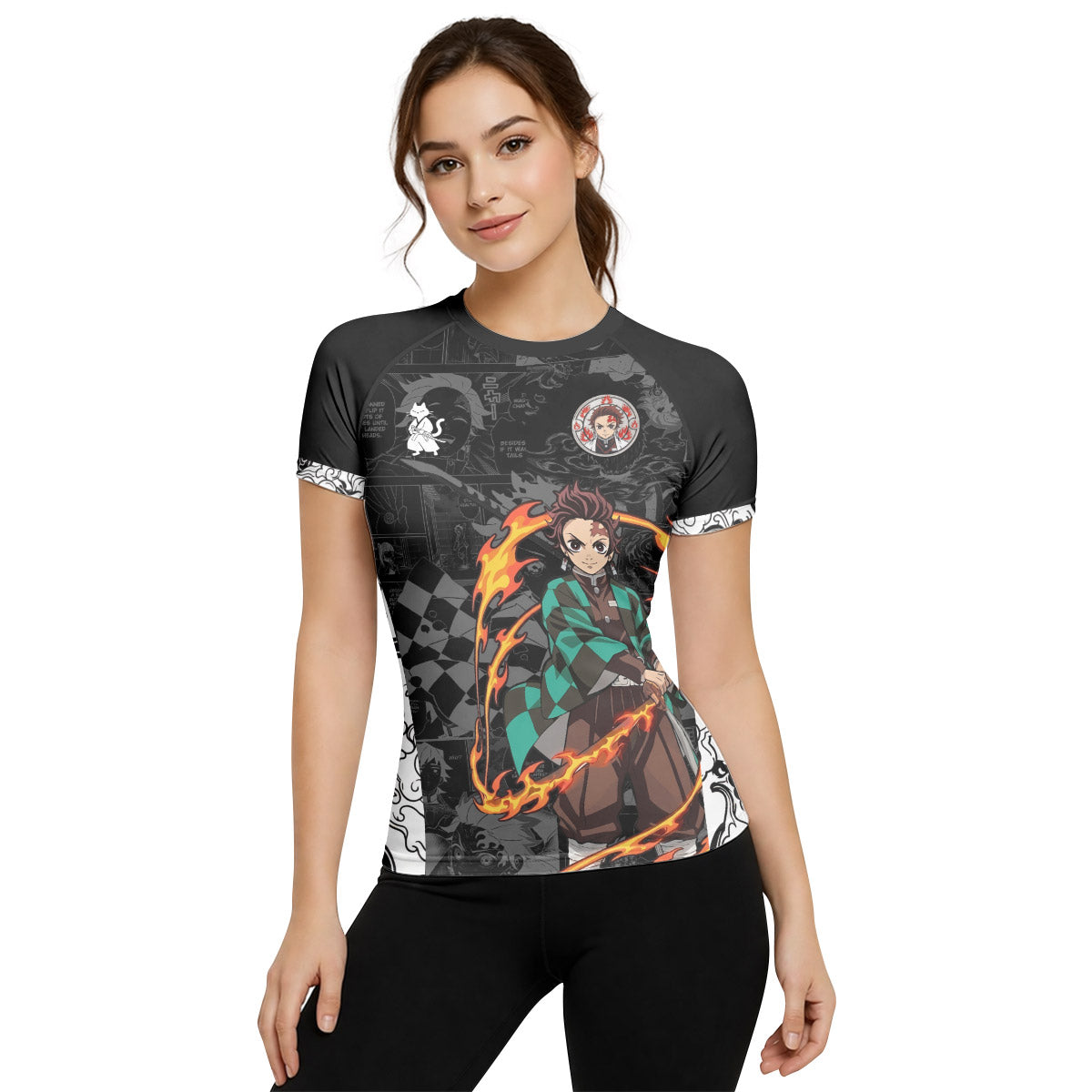  Demon Slayer Tanjiro Rash Guard