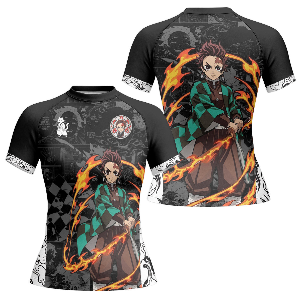  Demon Slayer Tanjiro Rash Guard