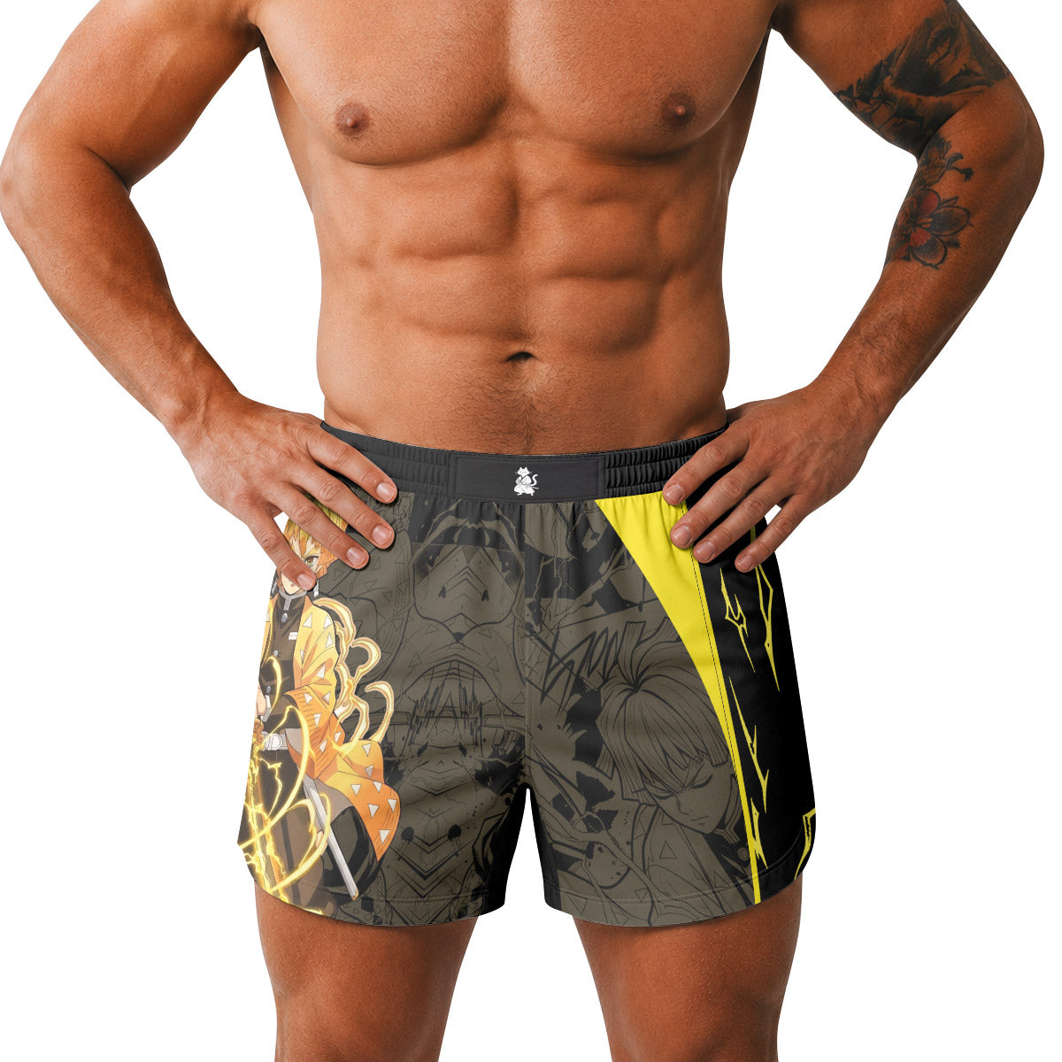  Demon Slayer Zenitsu Grappling Shorts