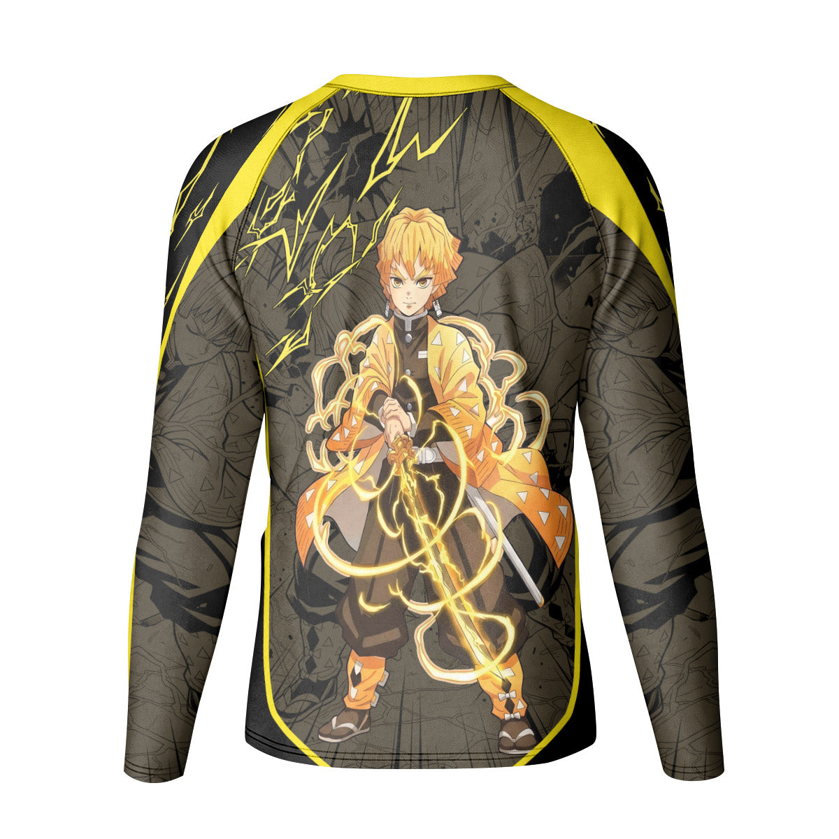  Demon Slayer Zenitsu Kid Rash Guard