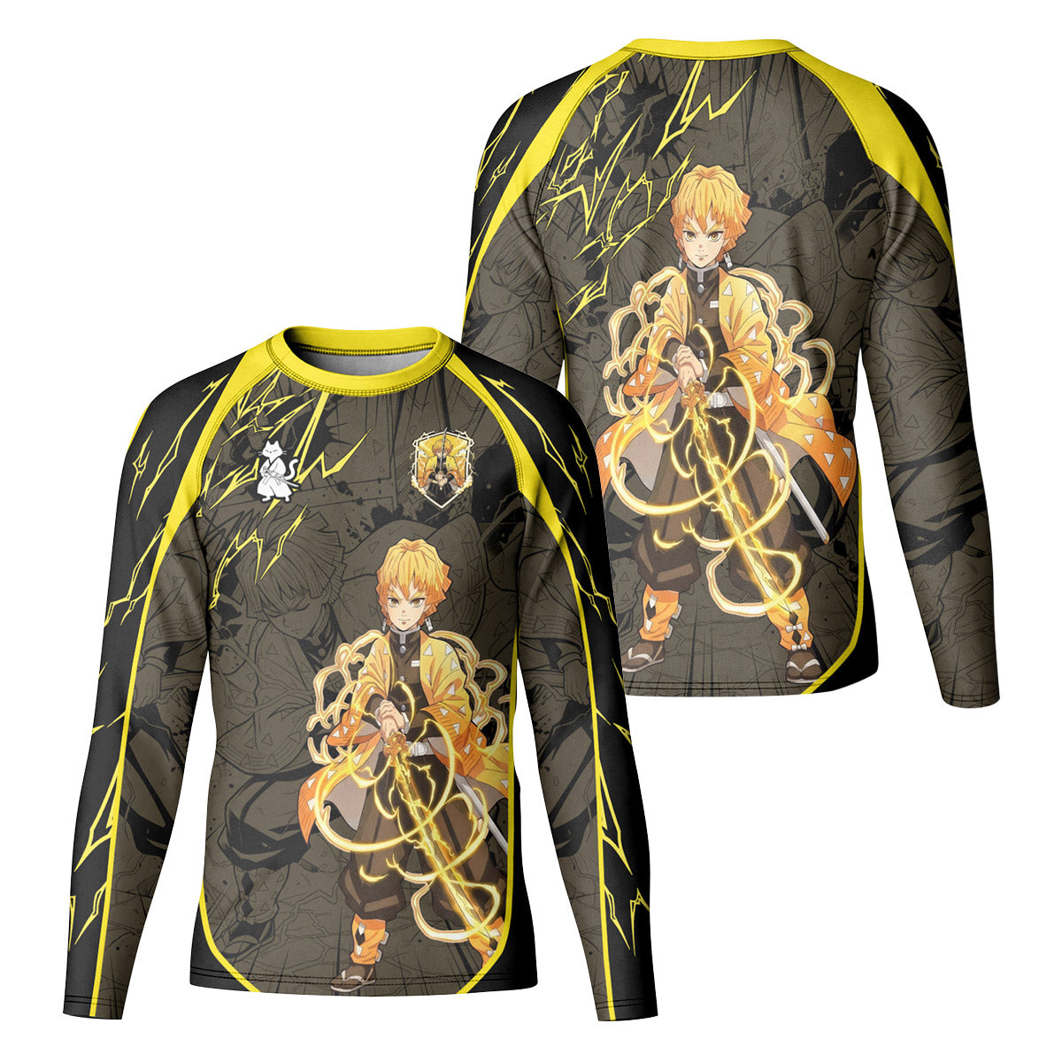  Demon Slayer Zenitsu Kid Rash Guard