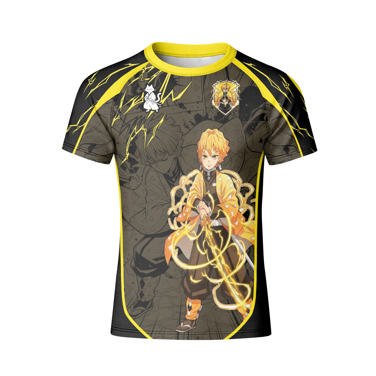  Demon Slayer Zenitsu Kid Rash Guard