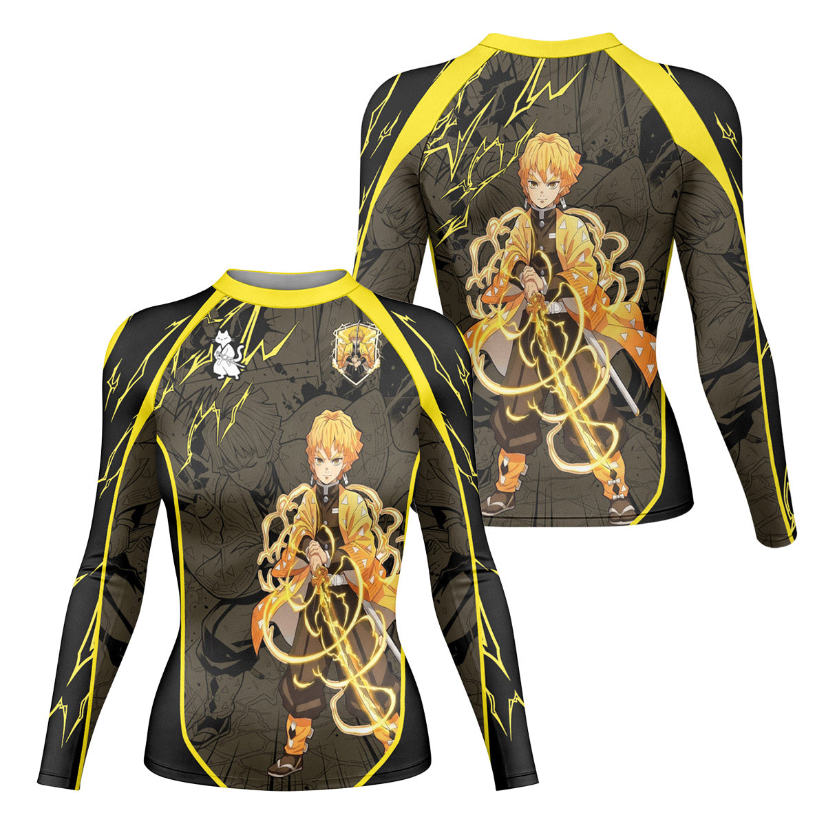  Demon Slayer Zenitsu Rash Guard