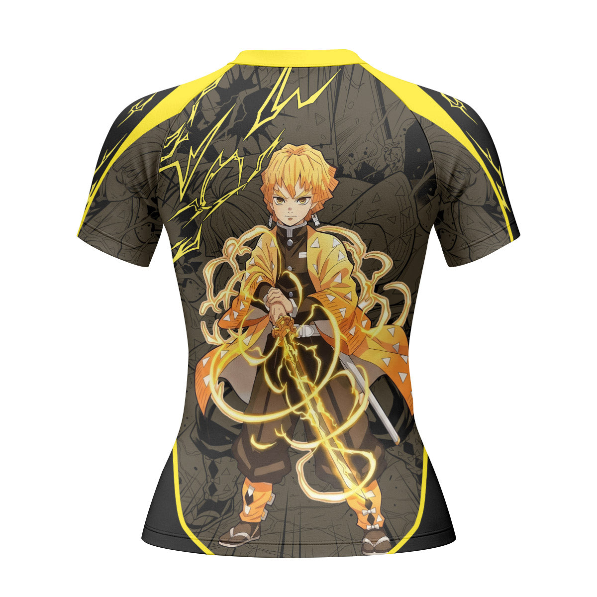  Demon Slayer Zenitsu Rash Guard