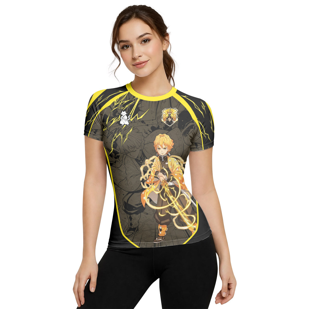  Demon Slayer Zenitsu Rash Guard