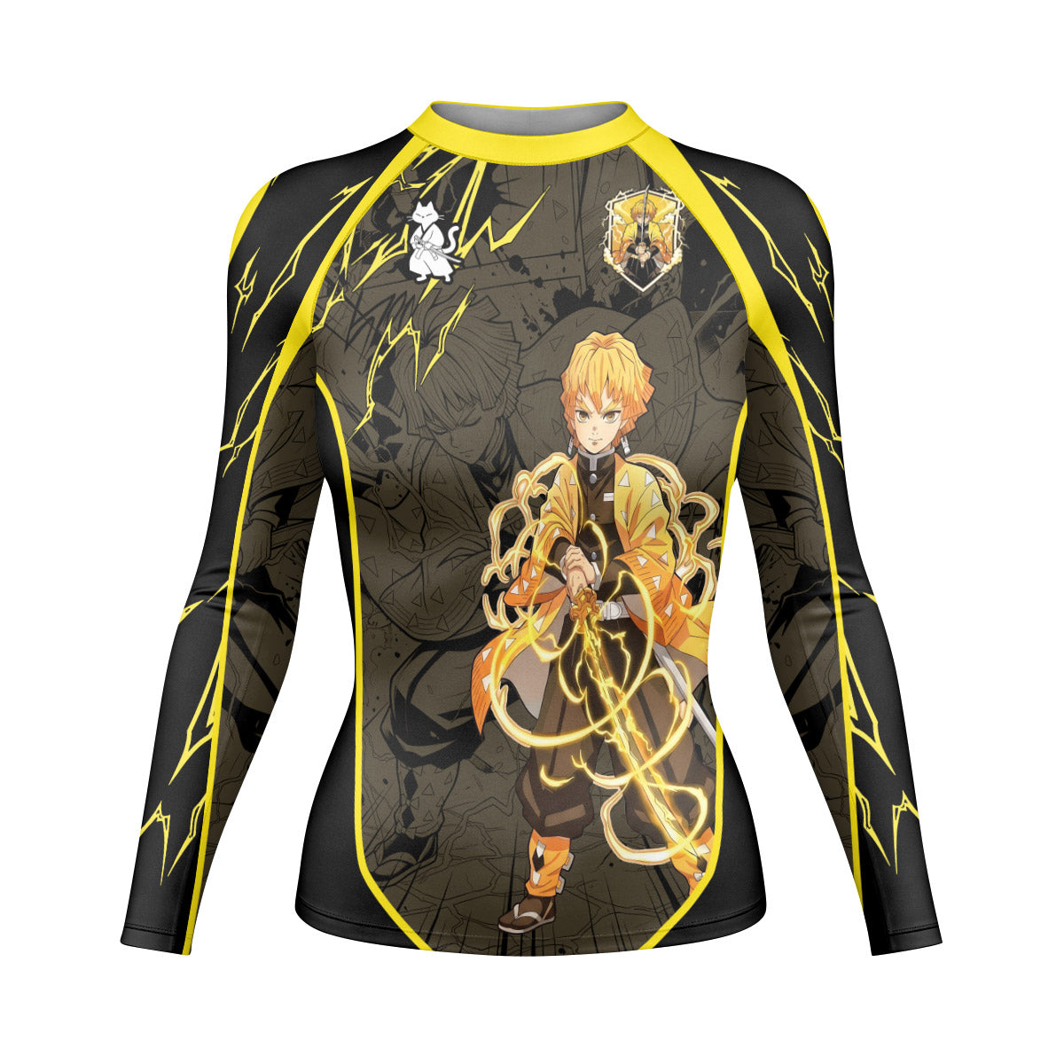  Demon Slayer Zenitsu Rash Guard