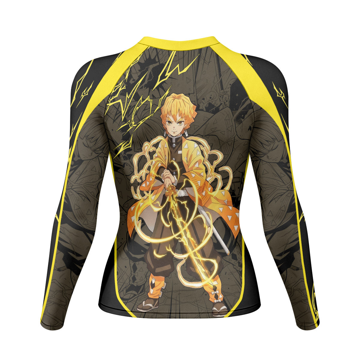  Demon Slayer Zenitsu Rash Guard