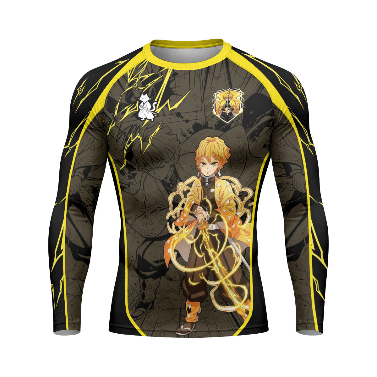  Demon Slayer Zenitsu Rash Guard