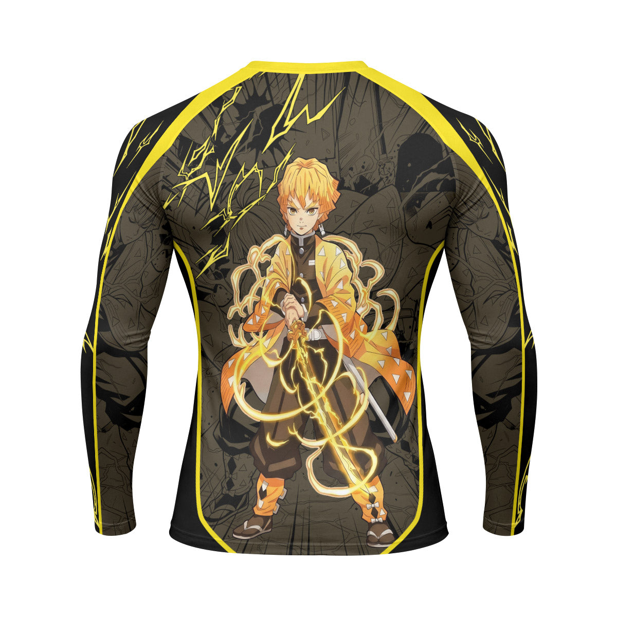  Demon Slayer Zenitsu Rash Guard