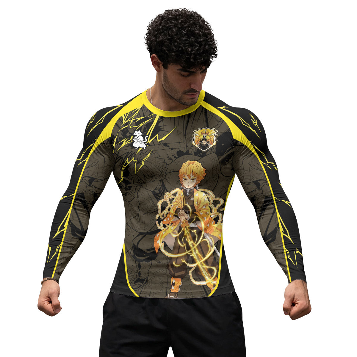  Demon Slayer Zenitsu Rash Guard