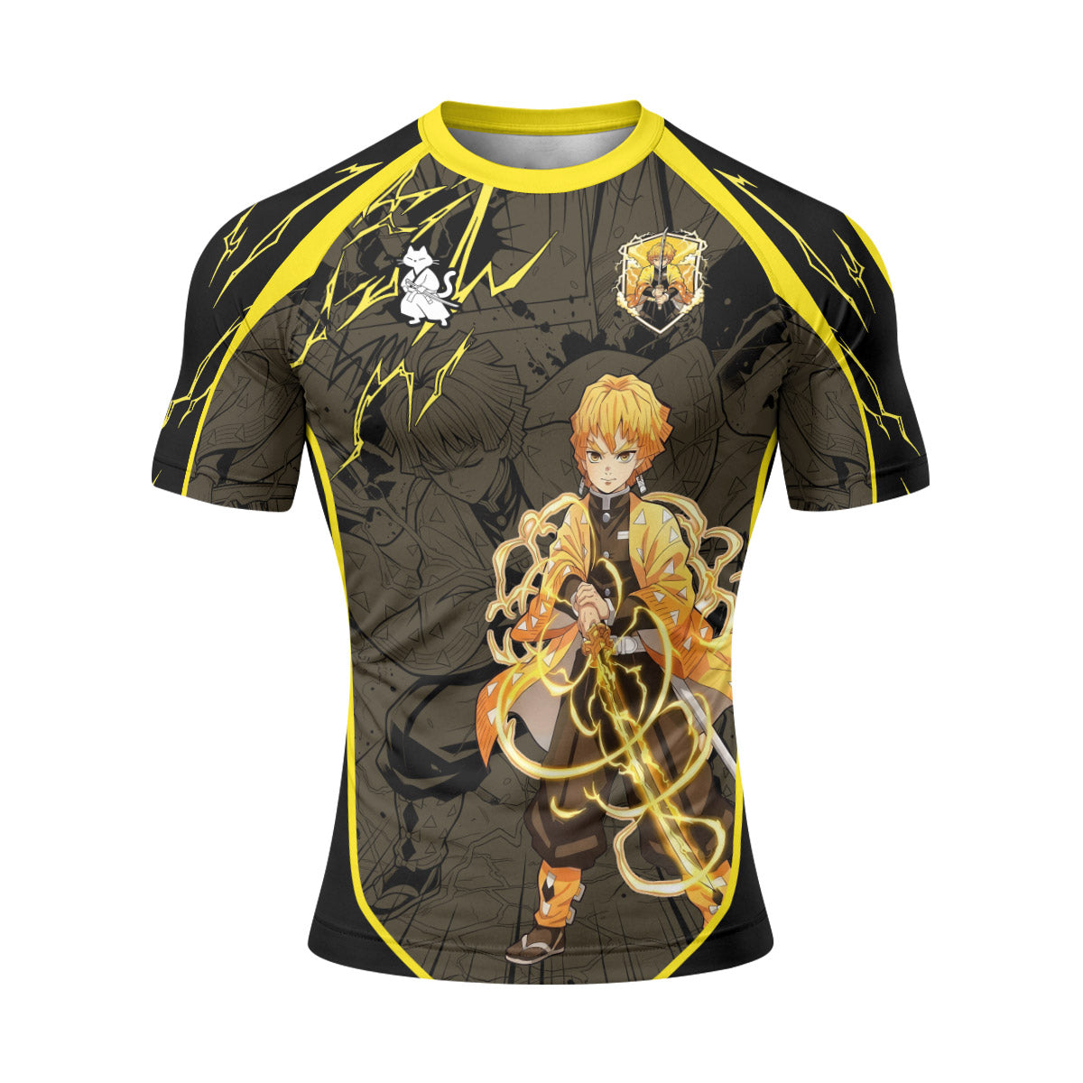  Demon Slayer Zenitsu Rash Guard