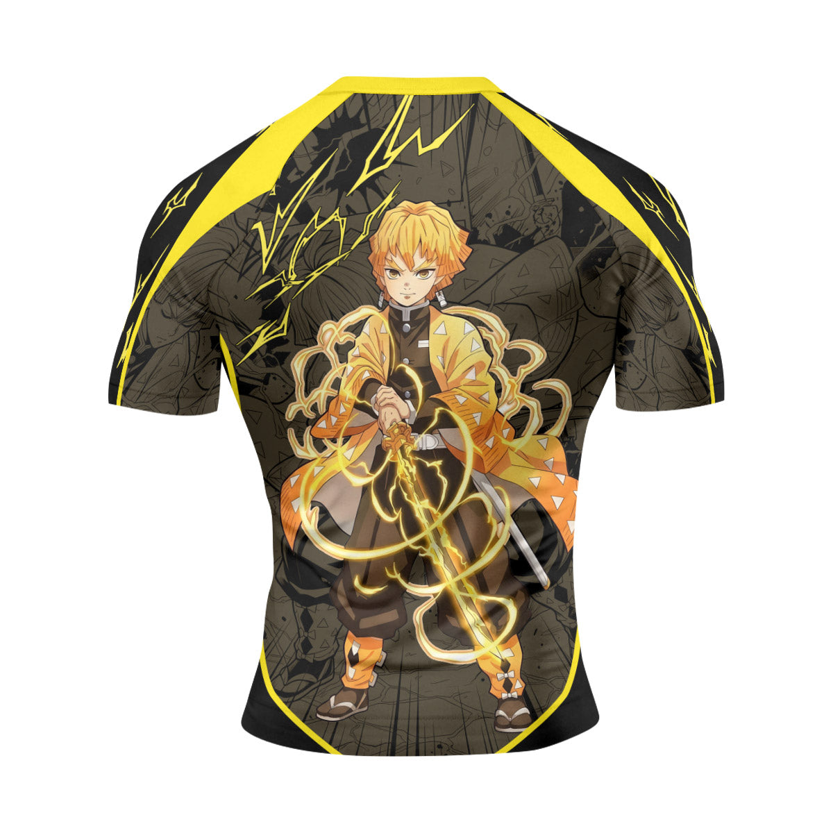  Demon Slayer Zenitsu Rash Guard