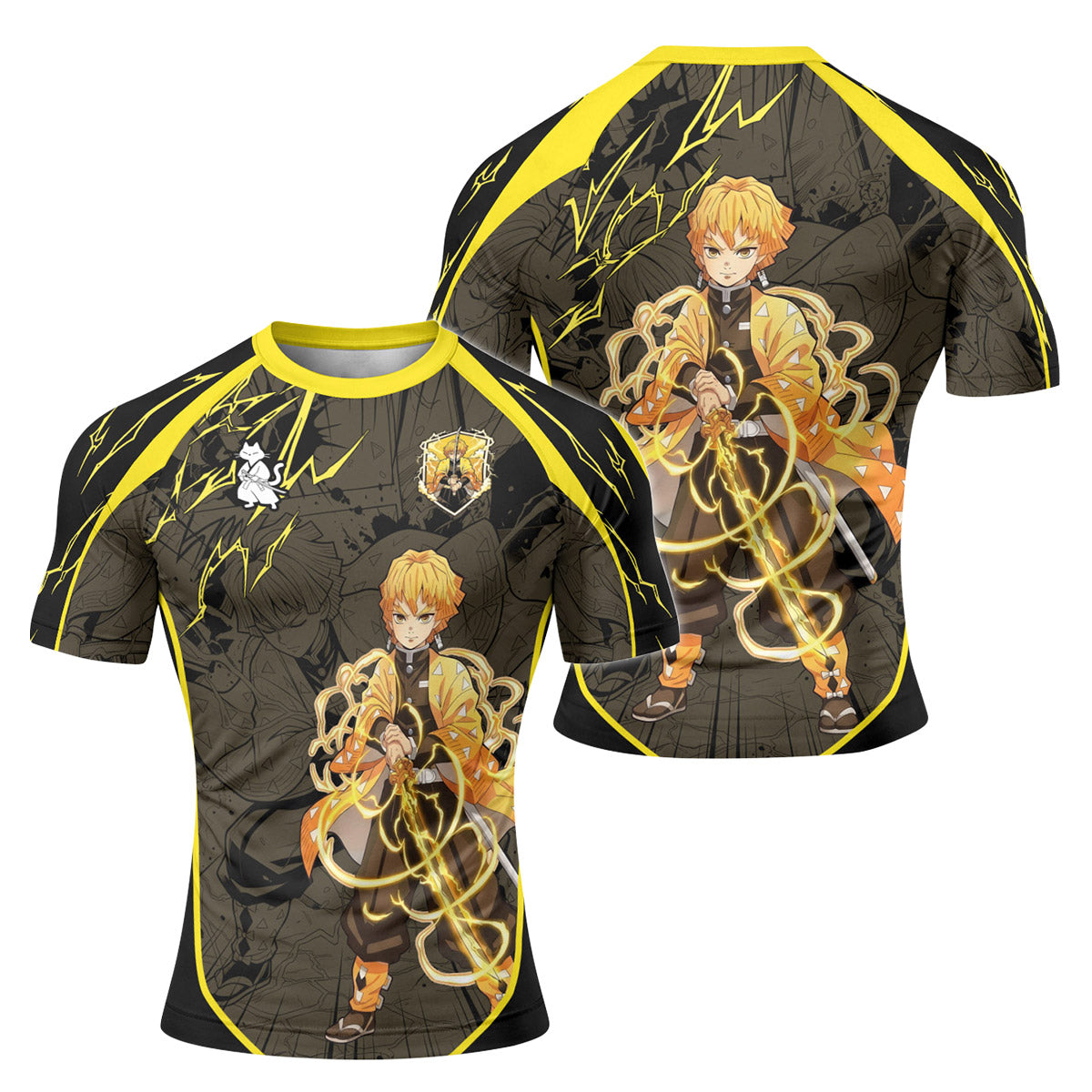  Demon Slayer Zenitsu Rash Guard