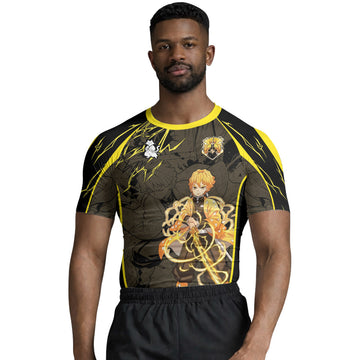  Demon Slayer Zenitsu Rash Guard