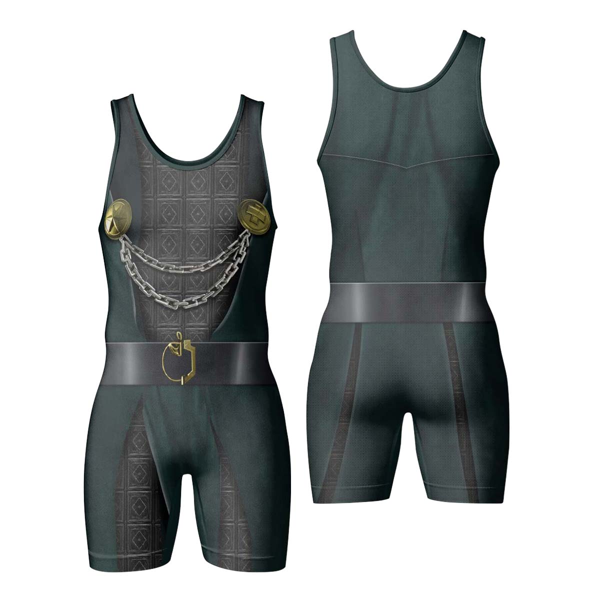 Dr Doom Wrestling Singlet