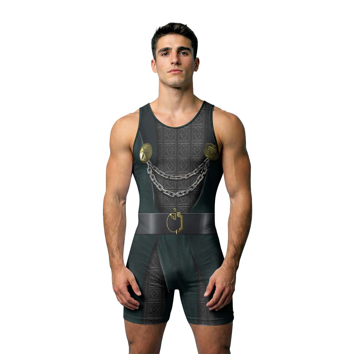 Dr Doom Wrestling Singlet