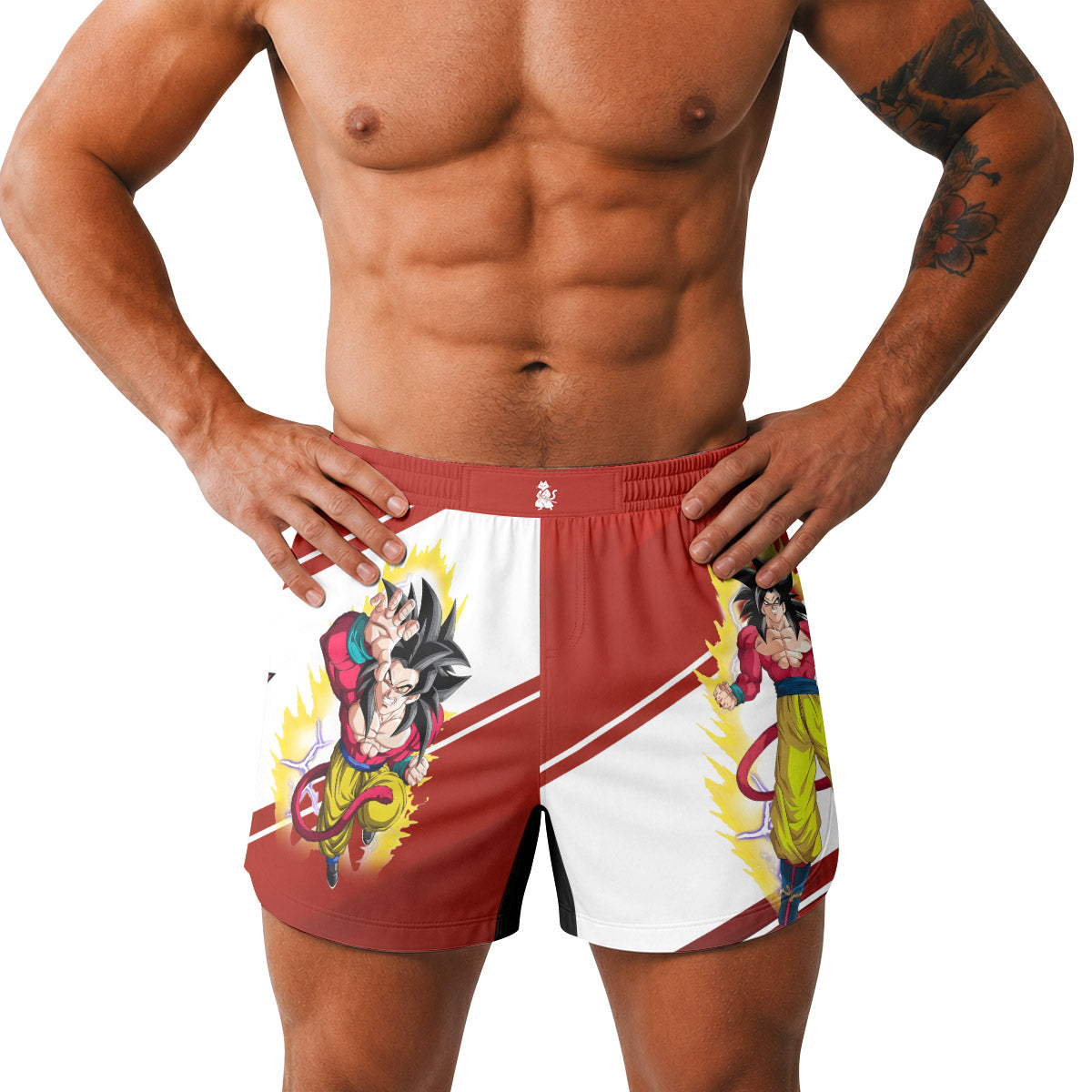  Dragon Ball Goku Super Saiyan 4 Grappling Shorts