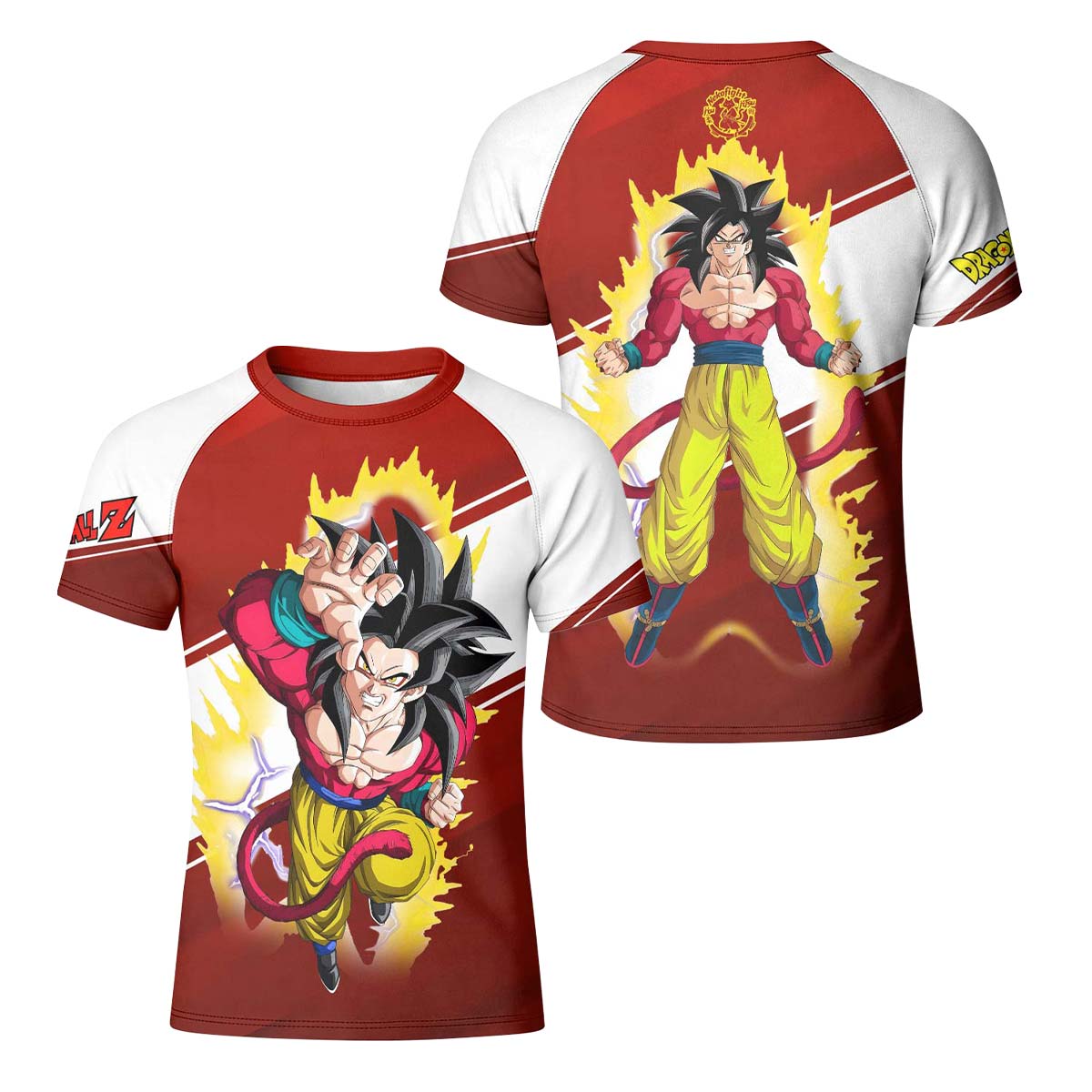  Dragon Ball Goku Super Saiyan 4 Kid Rash Guard