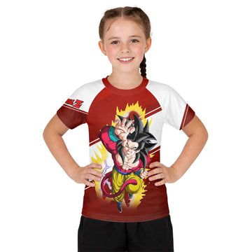  Dragon Ball Goku Super Saiyan 4 Kid Rash Guard