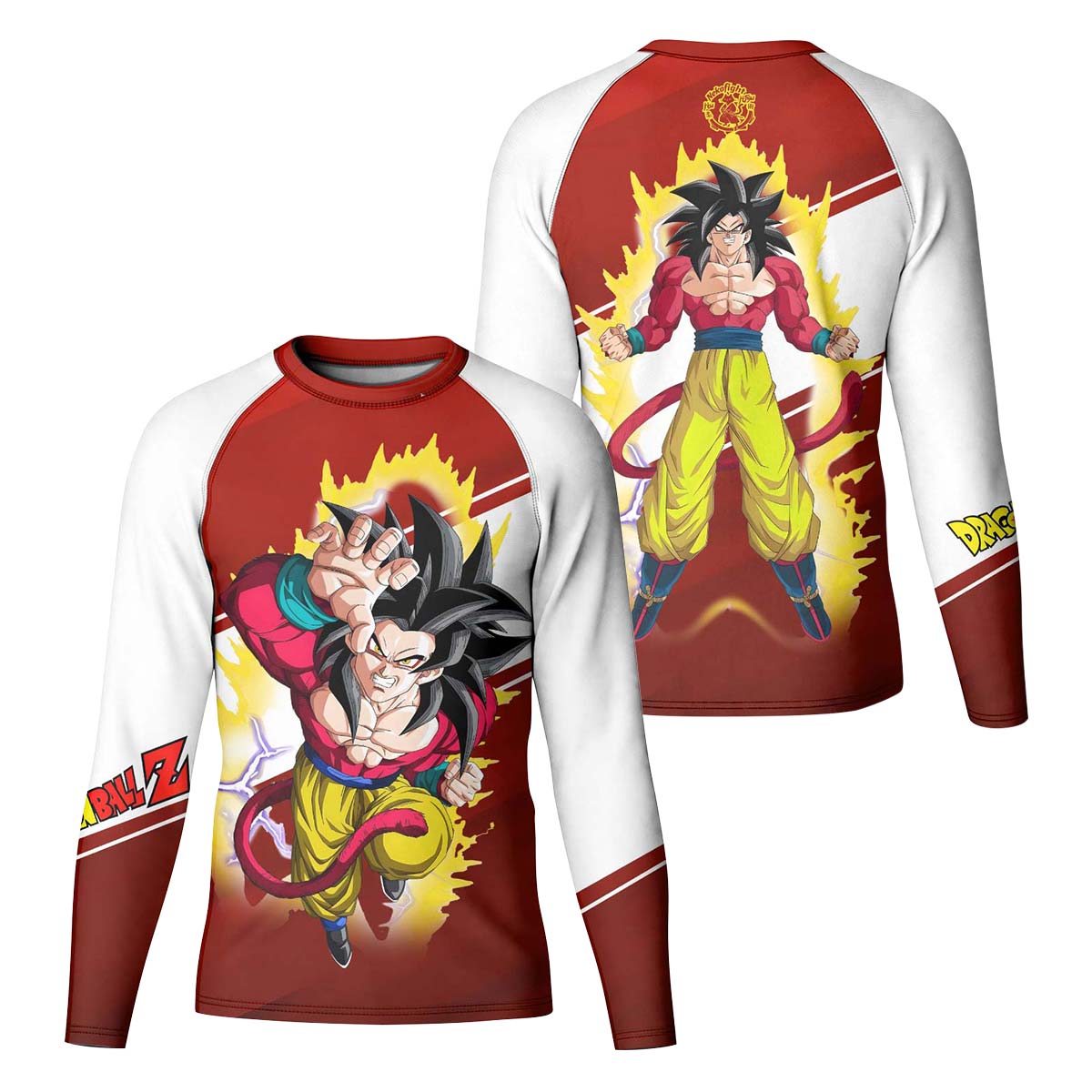 Dragon Ball Goku Super Saiyan 4 Kid Rash Guard