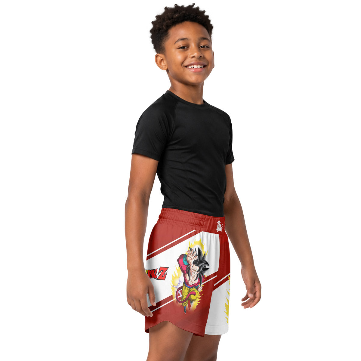 Dragon Ball Goku Super Saiyan 4 Kids Grappling Shorts