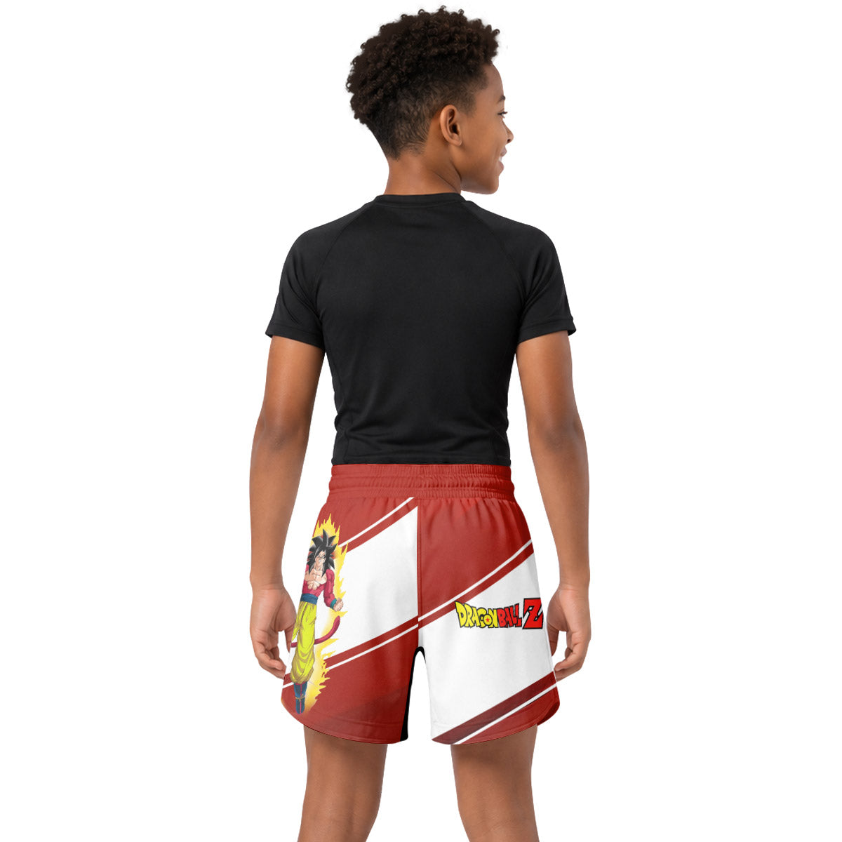 Dragon Ball Goku Super Saiyan 4 Kids Grappling Shorts