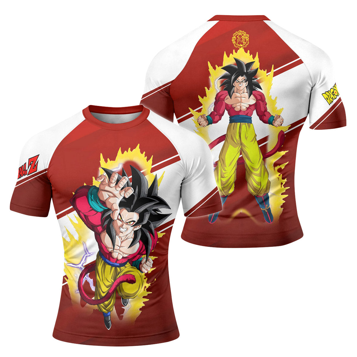 Dragon Ball Goku Super Saiyan 4 Rash Guard