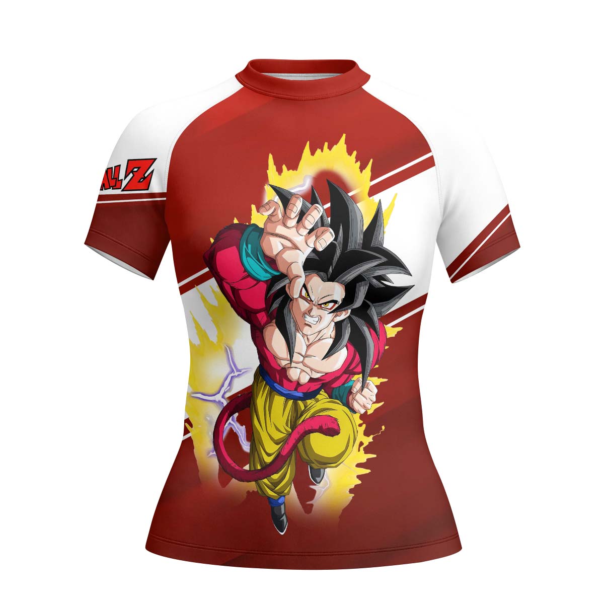  Dragon Ball Goku Super Saiyan 4 Rash Guard