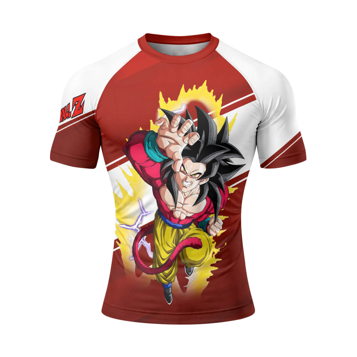  Dragon Ball Goku Super Saiyan 4 Rash Guard