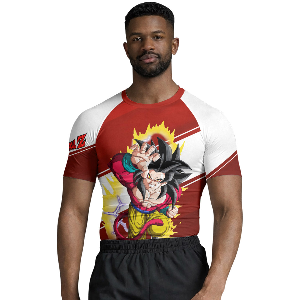  Dragon Ball Goku Super Saiyan 4 Rash Guard