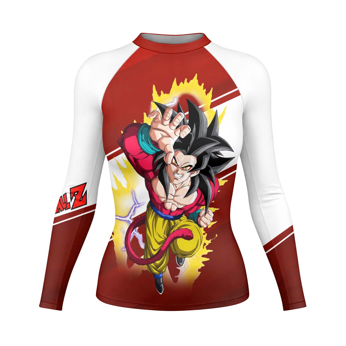  Dragon Ball Goku Super Saiyan 4 Rash Guard