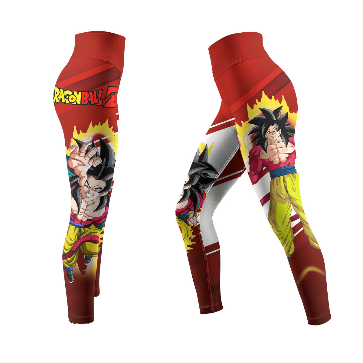 Dragon Ball Goku Super Saiyan 4 Women's Leggings