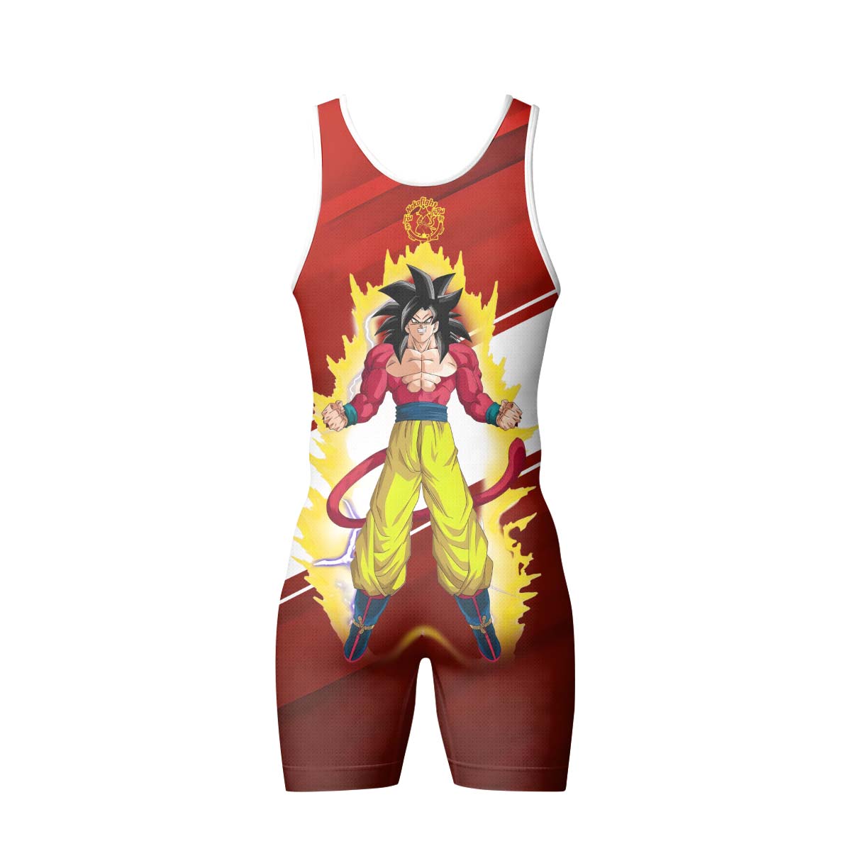  Dragon Ball Goku Super Saiyan 4 Wrestling Singlet