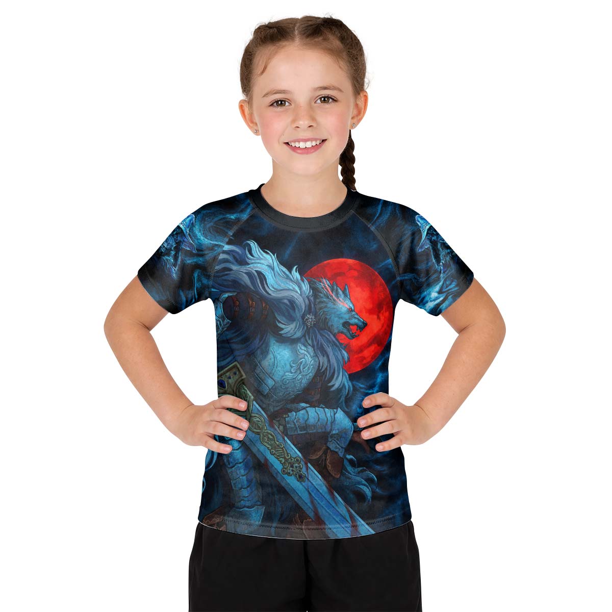  Elden Ring Blaidd Kid Rash Guard