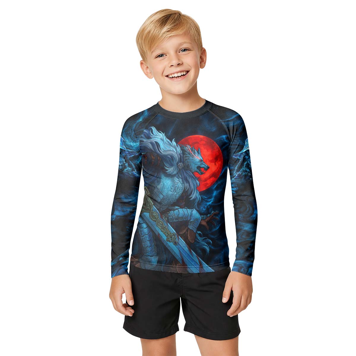  Elden Ring Blaidd Kid Rash Guard