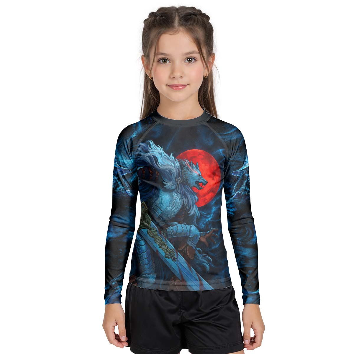  Elden Ring Blaidd Kid Rash Guard