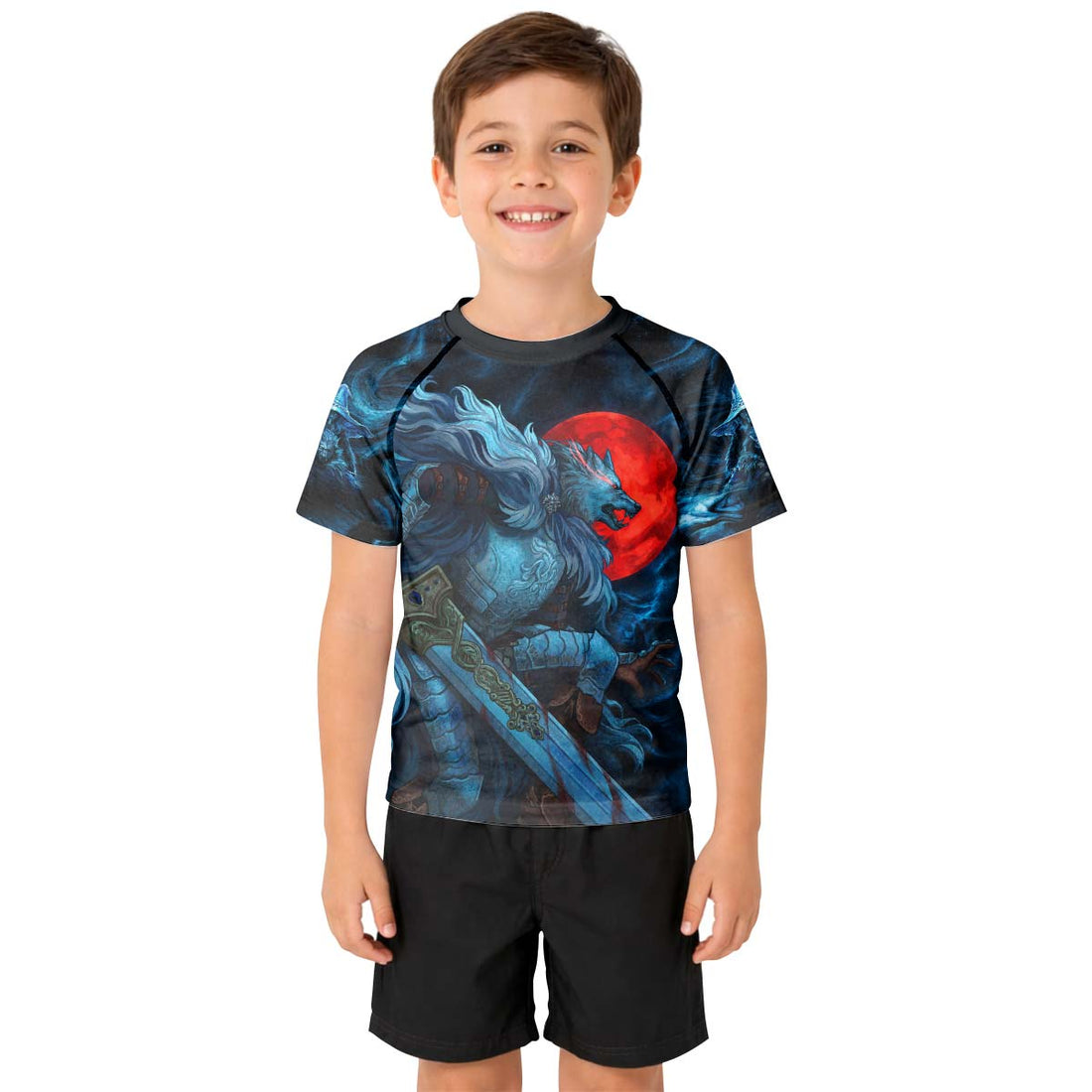  Elden Ring Blaidd Kid Rash Guard