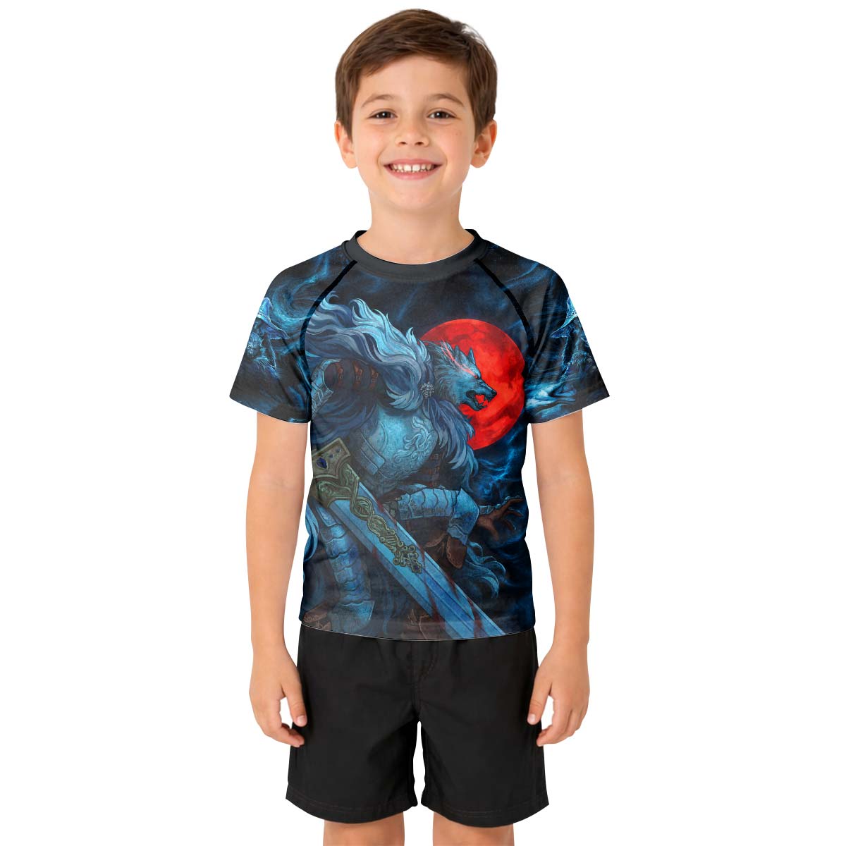  Elden Ring Blaidd Kid Rash Guard