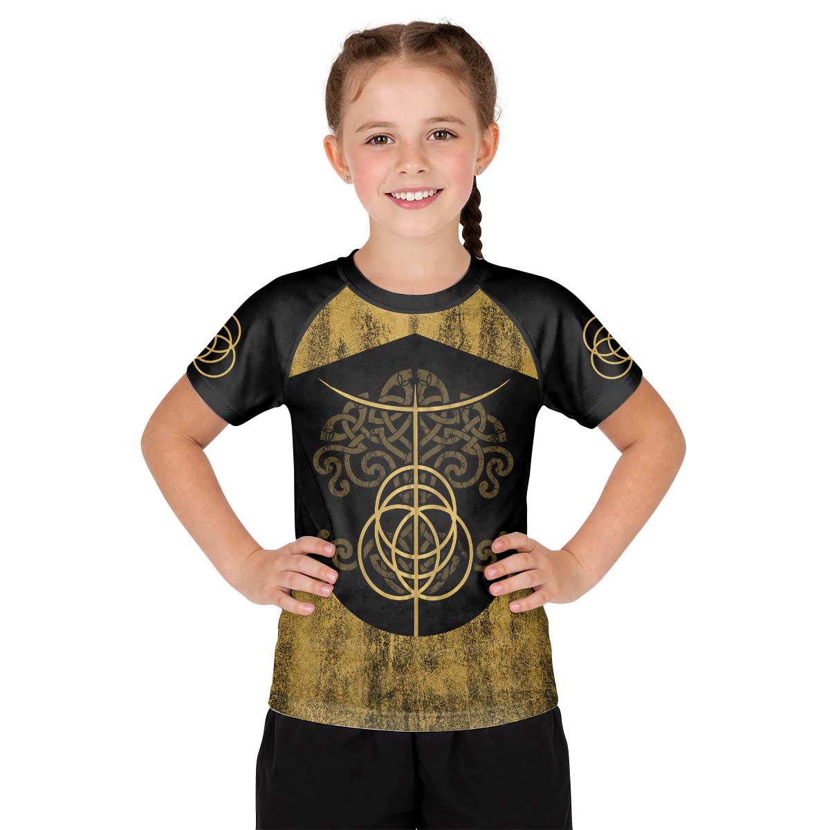 Elden Ring Erdtree Symbol Kid Rash Guard