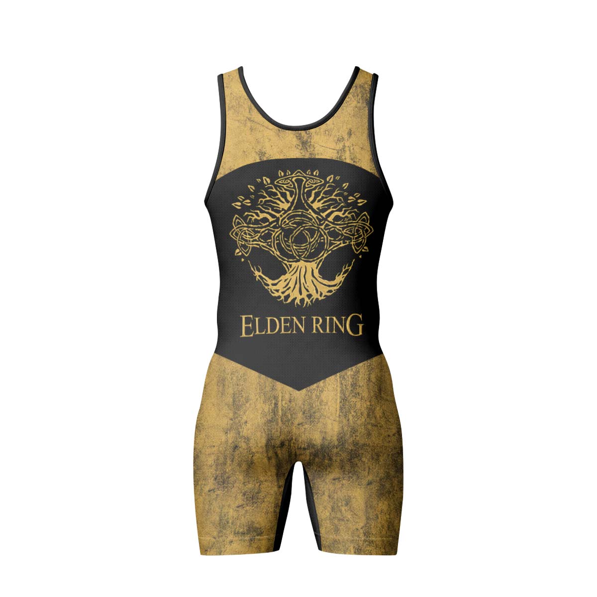 Elden Ring Erdtree Symbol Wrestling Singlet