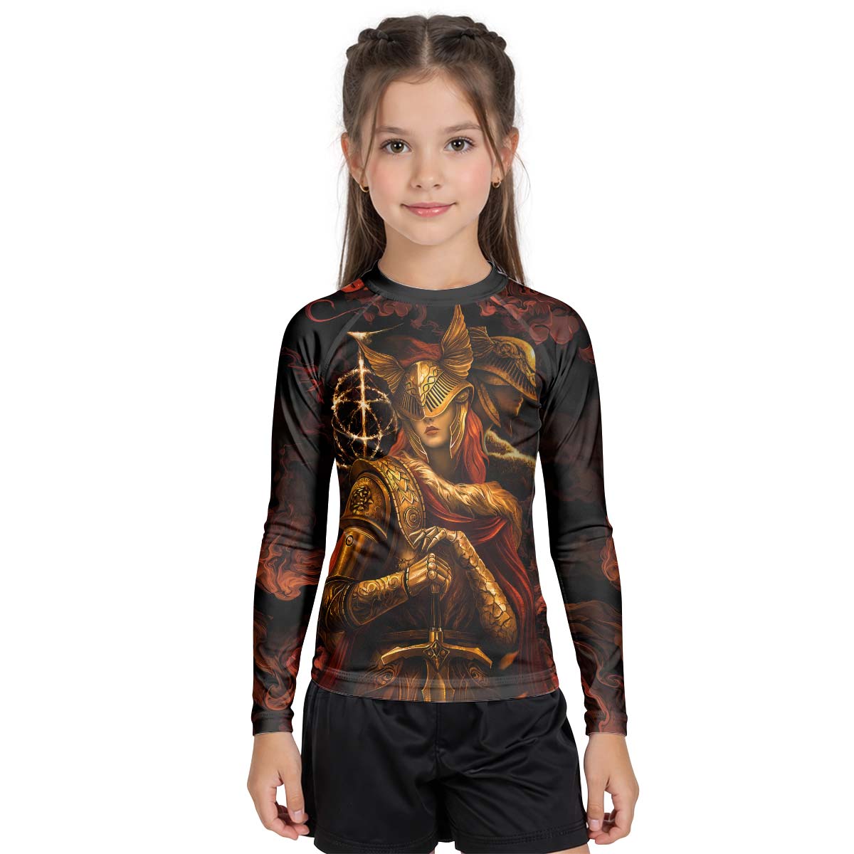  Elden Ring Malenia Kid Rash Guard