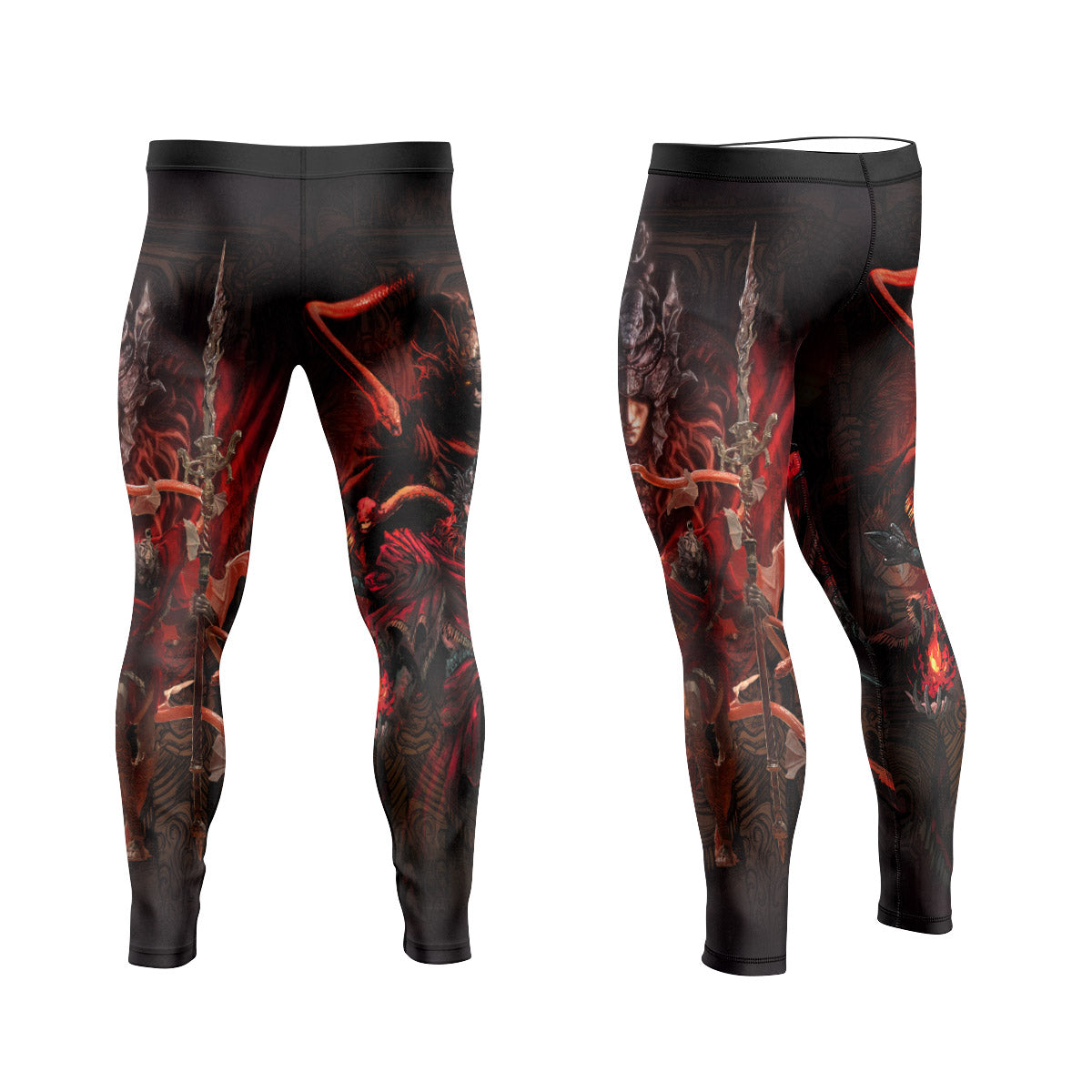  Elden Ring Messmer The Impaler Men's Compression Leggings