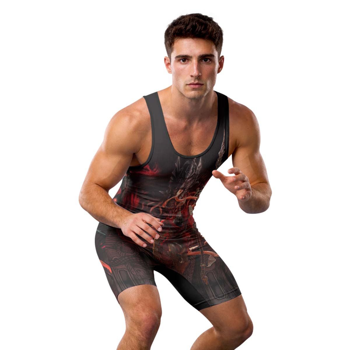Elden Ring Messmer The Impaler Wrestling Singlet