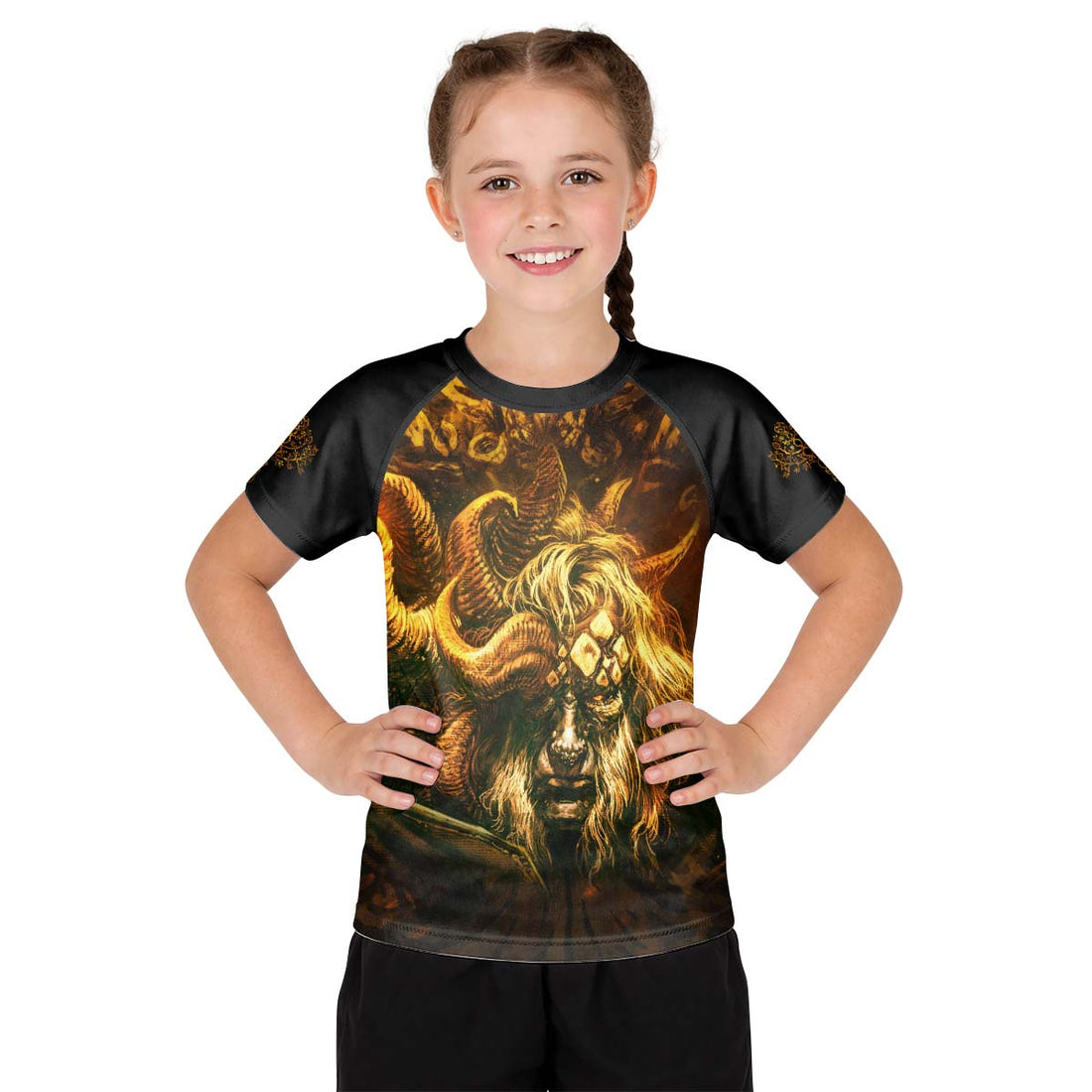  Elden Ring Morgott The Omen King Kid Rash Guard