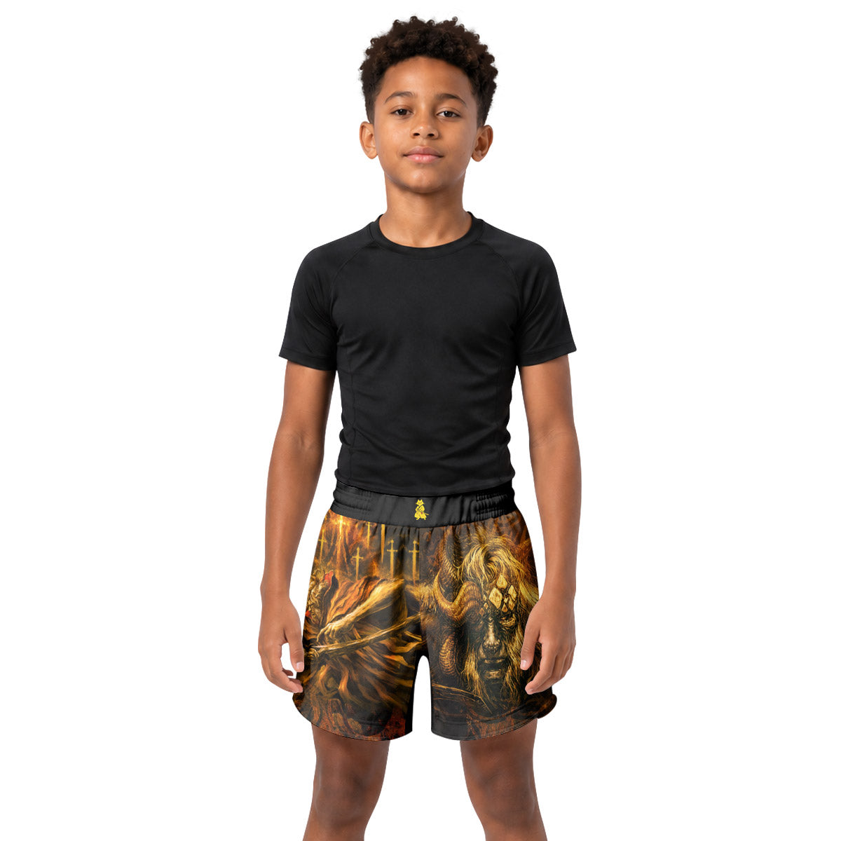Elden Ring Morgott The Omen King Kids Grappling Shorts