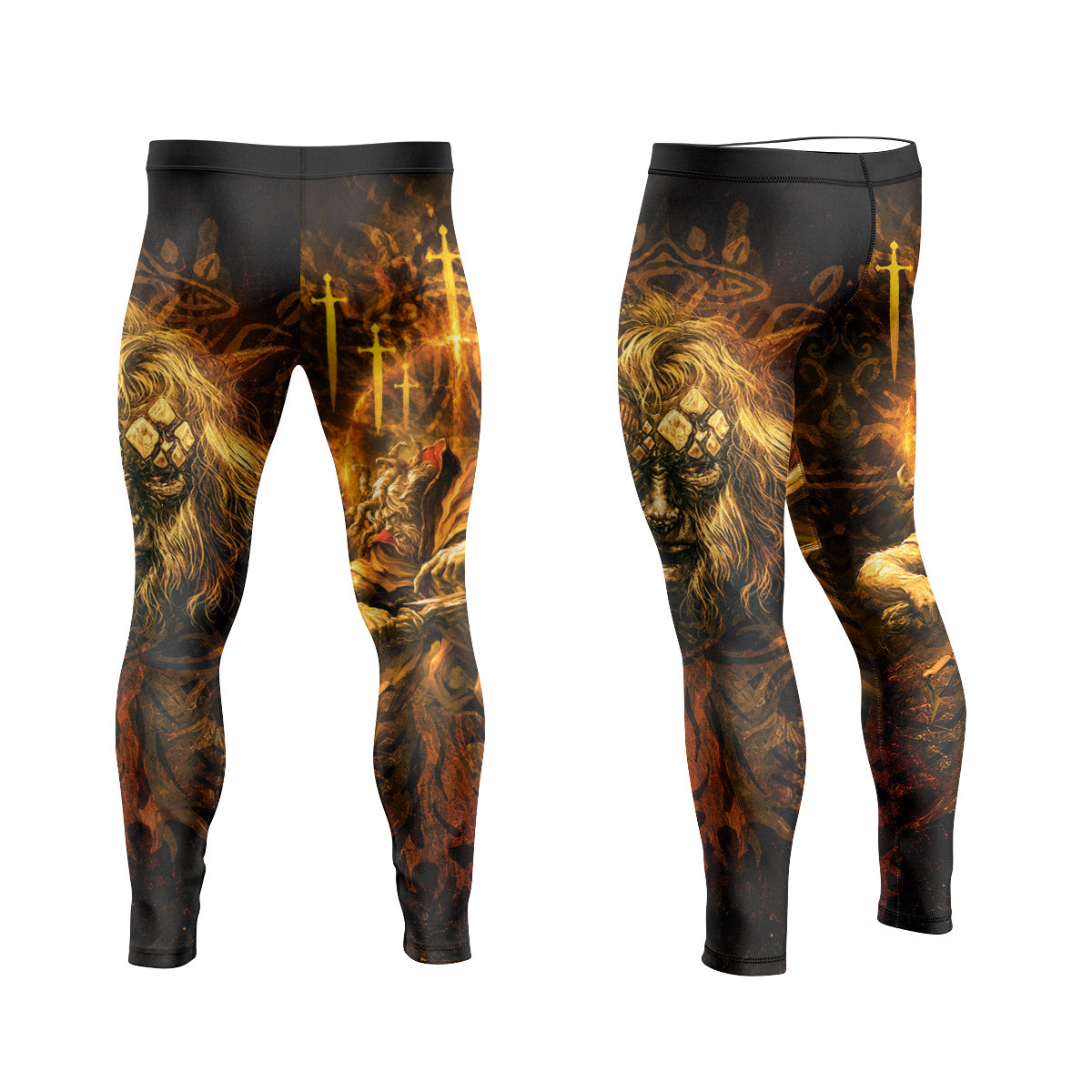  Elden Ring Morgott The Omen King Men's Compression Leggings