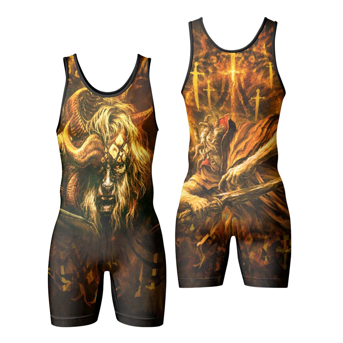  Elden Ring Morgott The Omen King Wrestling Singlet