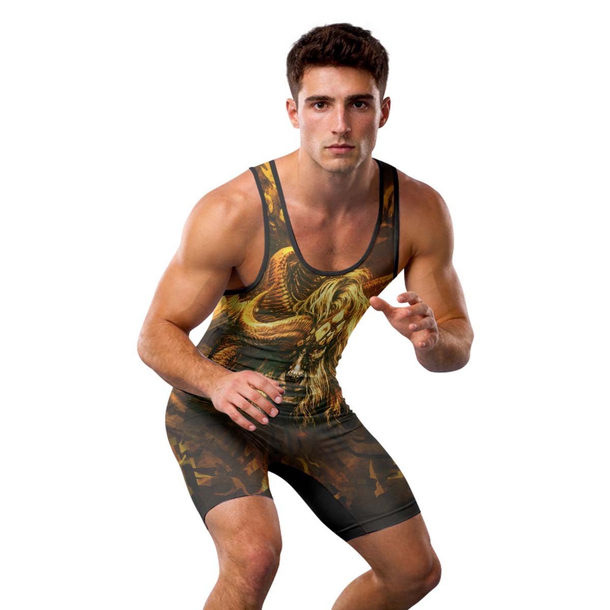  Elden Ring Morgott The Omen King Wrestling Singlet